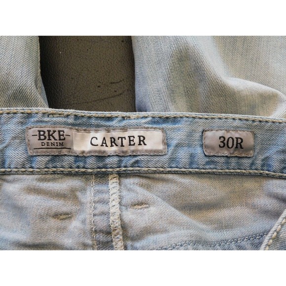 BKE Denim Jeans 30 Men's Carter Zipper Fly Denim Jeans Size 30R - Picture 7 of 9